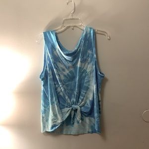 Blue Tie Dye Tank, Size XL, Worn Once